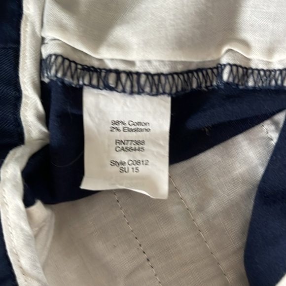 J Crew - Frankie Navy Blue Shorts - size 0 - Picture 4 of 5